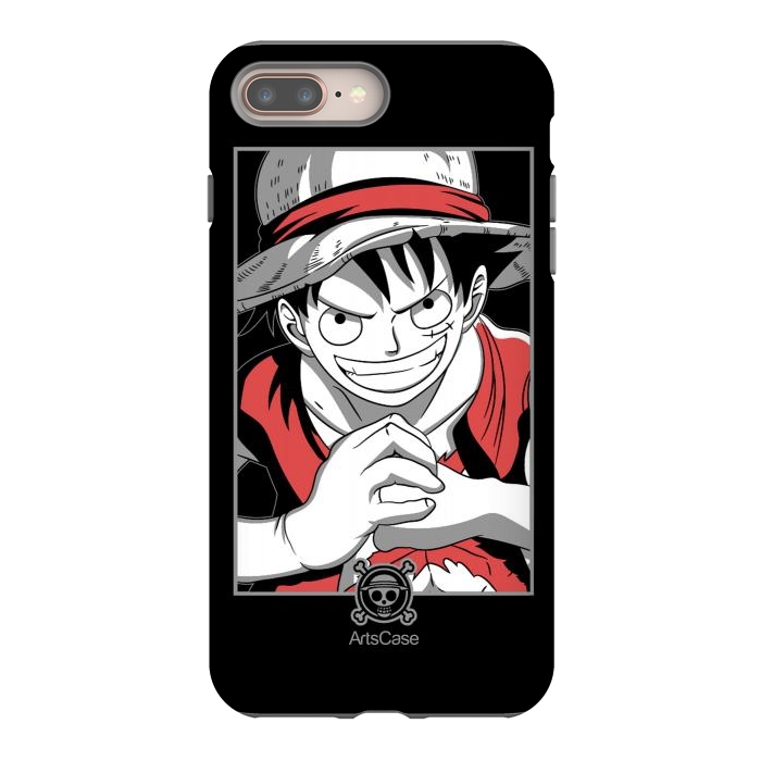 iPhone 7 plus StrongFit Gear Up for Adventure: Unleash Your Inner Pirate with Captivating Luffy by ArtsCase