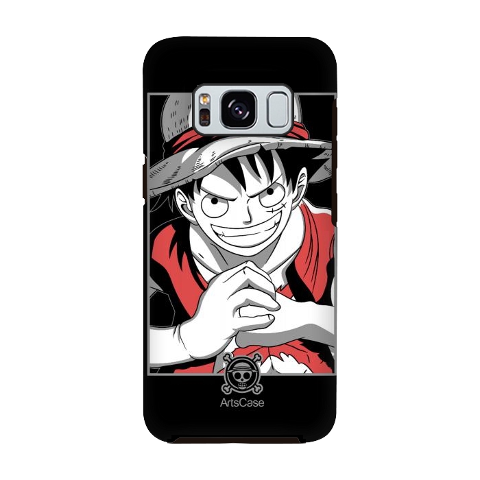 Galaxy S8 StrongFit Gear Up for Adventure: Unleash Your Inner Pirate with Captivating Luffy by ArtsCase