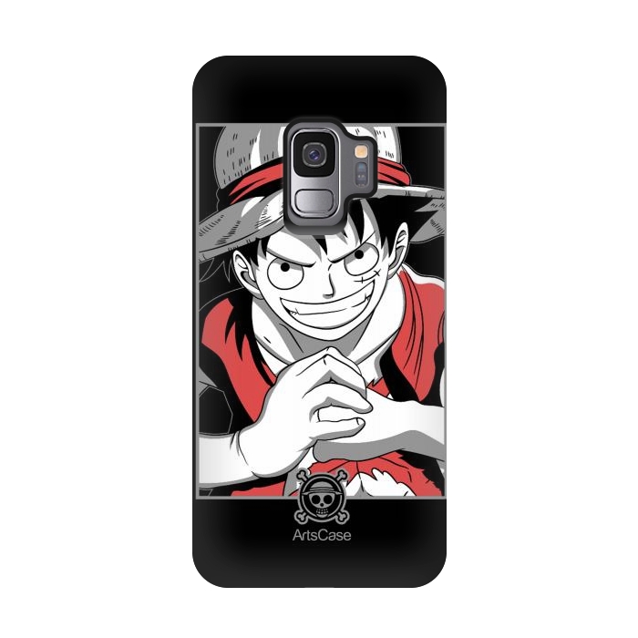 Galaxy S9 StrongFit Gear Up for Adventure: Unleash Your Inner Pirate with Captivating Luffy by ArtsCase