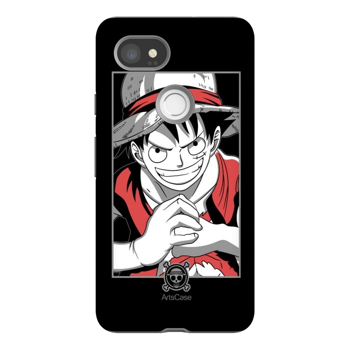 Pixel 2XL StrongFit Gear Up for Adventure: Unleash Your Inner Pirate with Captivating Luffy by ArtsCase