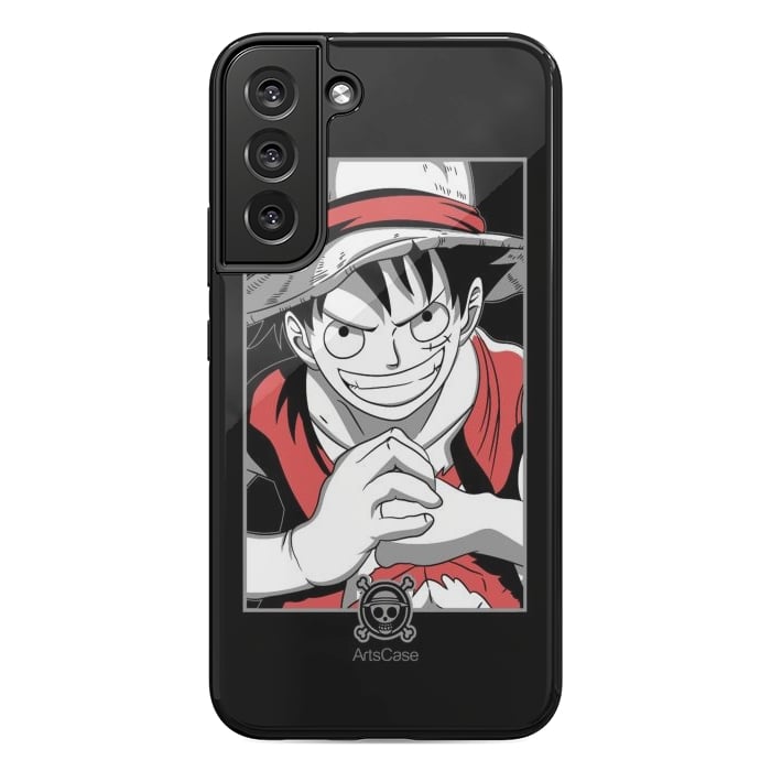 Galaxy S22 plus StrongFit Gear Up for Adventure: Unleash Your Inner Pirate with Captivating Luffy by ArtsCase