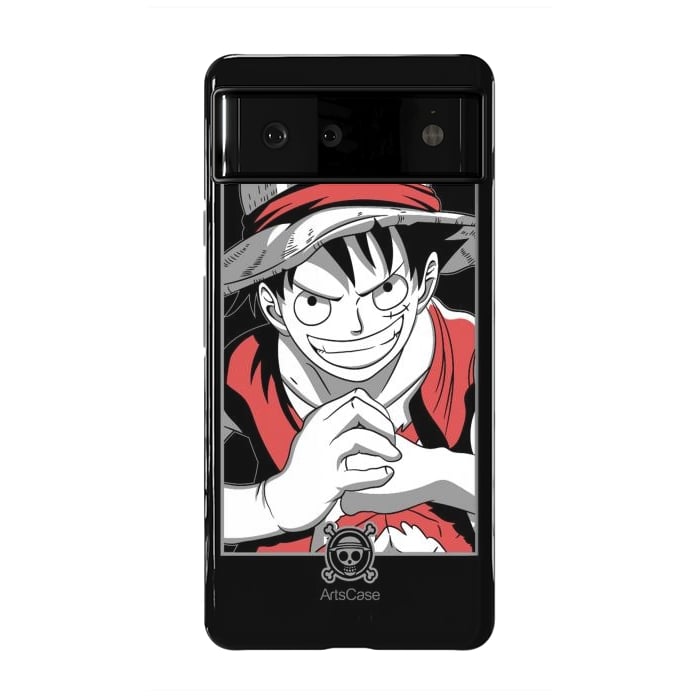 Pixel 6 StrongFit Gear Up for Adventure: Unleash Your Inner Pirate with Captivating Luffy by ArtsCase