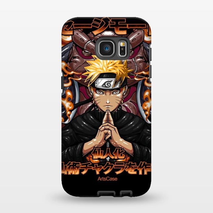 Galaxy S7 EDGE StrongFit Embrace the Ninja Way: Discover a World of Courage and Strength with Naruto-Inspired by ArtsCase