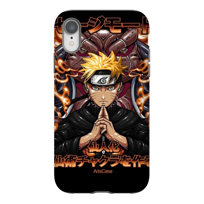 iPhone Xr StrongFit Embrace the Ninja Way: Discover a World of Courage and Strength with Naruto-Inspired by ArtsCase