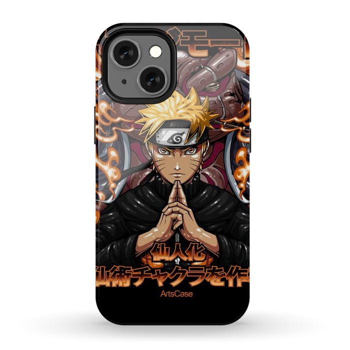 iPhone 12 mini StrongFit Embrace the Ninja Way: Discover a World of Courage and Strength with Naruto-Inspired by ArtsCase