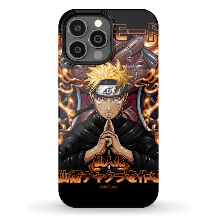 iPhone 13 Pro Max StrongFit Embrace the Ninja Way: Discover a World of Courage and Strength with Naruto-Inspired by ArtsCase