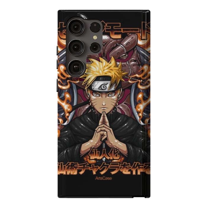 Galaxy S23 Ultra StrongFit Embrace the Ninja Way: Discover a World of Courage and Strength with Naruto-Inspired by ArtsCase