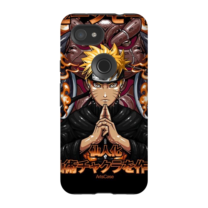 Pixel 3A StrongFit Embrace the Ninja Way: Discover a World of Courage and Strength with Naruto-Inspired by ArtsCase