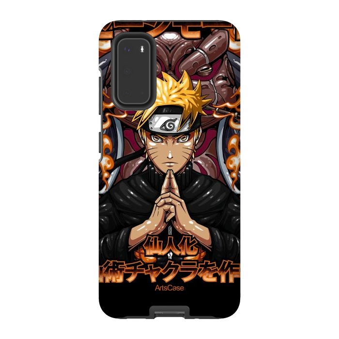 Galaxy S20 StrongFit Embrace the Ninja Way: Discover a World of Courage and Strength with Naruto-Inspired by ArtsCase