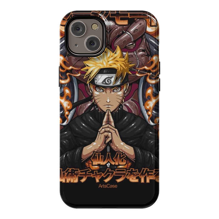 iPhone 14 Plus StrongFit Embrace the Ninja Way: Discover a World of Courage and Strength with Naruto-Inspired by ArtsCase