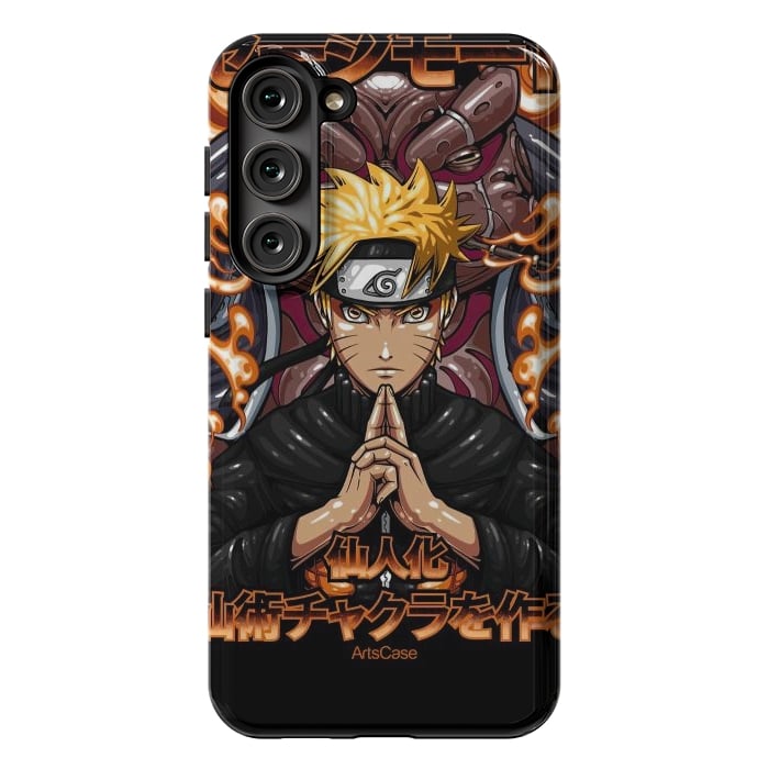 Galaxy S23 Plus StrongFit Embrace the Ninja Way: Discover a World of Courage and Strength with Naruto-Inspired by ArtsCase