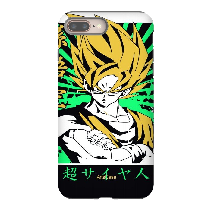 iPhone 7 plus StrongFit Unleash the Inner Warrior: Transform Your Collection with Super Saiyan-Inspired by ArtsCase