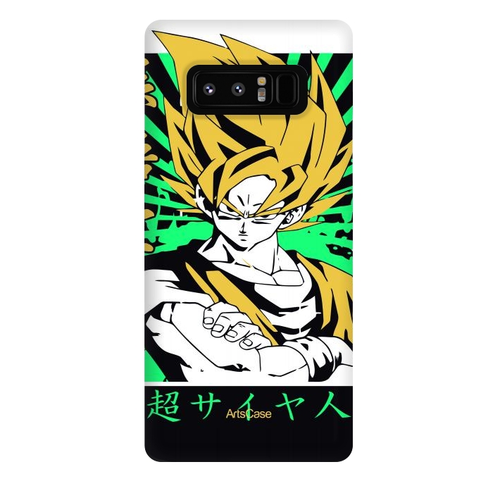 Galaxy Note 8 StrongFit Unleash the Inner Warrior: Transform Your Collection with Super Saiyan-Inspired by ArtsCase