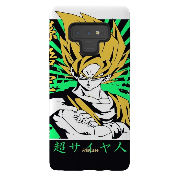 Galaxy Note 9 StrongFit Unleash the Inner Warrior: Transform Your Collection with Super Saiyan-Inspired by ArtsCase