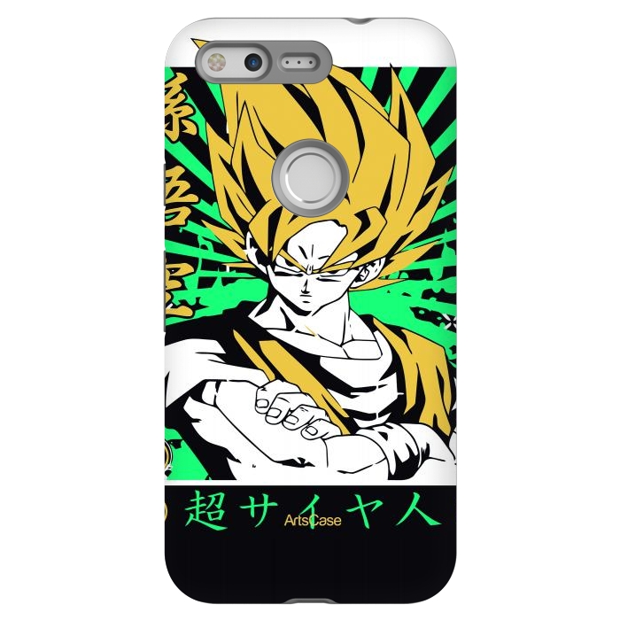 Pixel StrongFit Unleash the Inner Warrior: Transform Your Collection with Super Saiyan-Inspired by ArtsCase