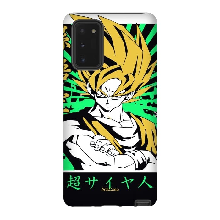 Galaxy Note 20 StrongFit Unleash the Inner Warrior: Transform Your Collection with Super Saiyan-Inspired by ArtsCase