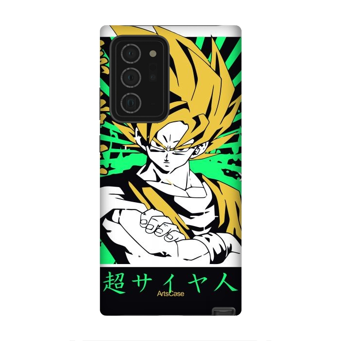 Galaxy Note 20 Ultra StrongFit Unleash the Inner Warrior: Transform Your Collection with Super Saiyan-Inspired by ArtsCase
