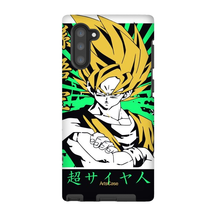 Galaxy Note 10 StrongFit Unleash the Inner Warrior: Transform Your Collection with Super Saiyan-Inspired by ArtsCase