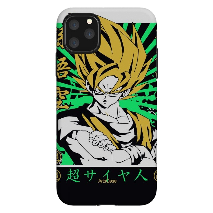 iPhone 11 Pro Max StrongFit Unleash the Inner Warrior: Transform Your Collection with Super Saiyan-Inspired by ArtsCase