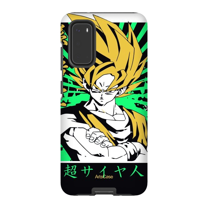 Galaxy S20 StrongFit Unleash the Inner Warrior: Transform Your Collection with Super Saiyan-Inspired by ArtsCase