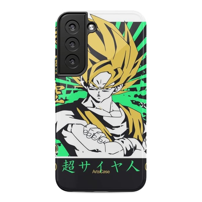 Galaxy S22 StrongFit Unleash the Inner Warrior: Transform Your Collection with Super Saiyan-Inspired by ArtsCase