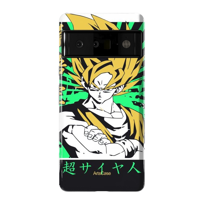 Pixel 6 Pro StrongFit Unleash the Inner Warrior: Transform Your Collection with Super Saiyan-Inspired by ArtsCase