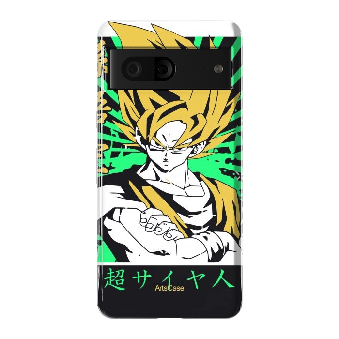 Pixel 7 StrongFit Unleash the Inner Warrior: Transform Your Collection with Super Saiyan-Inspired by ArtsCase