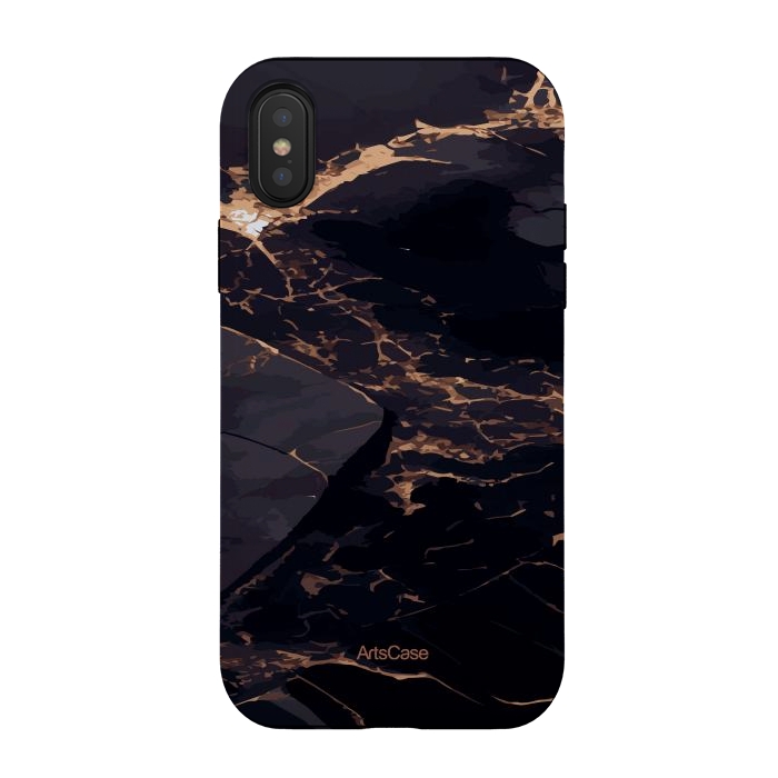 iPhone Xs / X StrongFit Black Sea by ArtsCase