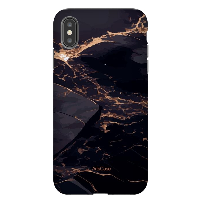 iPhone Xs Max StrongFit Black Sea by ArtsCase
