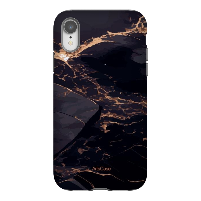iPhone Xr StrongFit Black Sea by ArtsCase