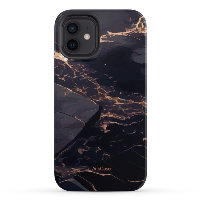 iPhone 12 StrongFit Black Sea by ArtsCase