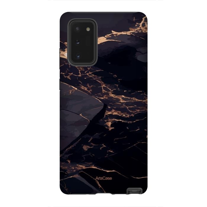 Galaxy Note 20 StrongFit Black Sea by ArtsCase
