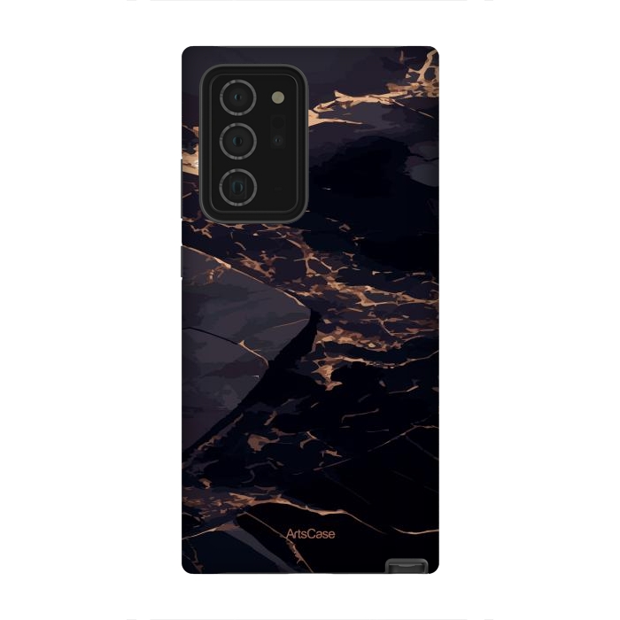 Galaxy Note 20 Ultra StrongFit Black Sea by ArtsCase