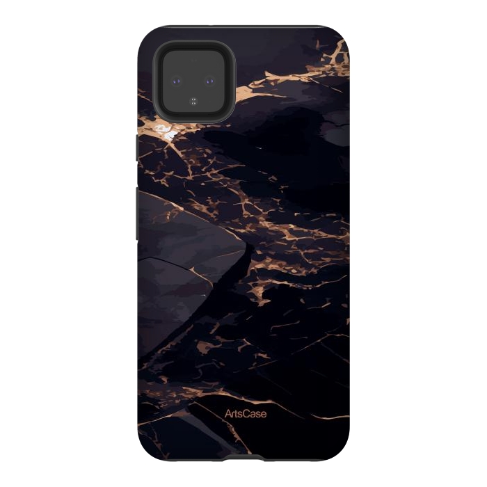 Pixel 4XL StrongFit Black Sea by ArtsCase