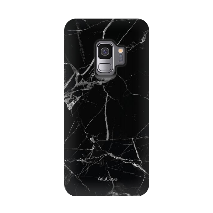 Galaxy S9 StrongFit Noir Marble by ArtsCase