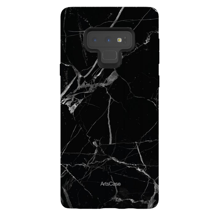 Galaxy Note 9 StrongFit Noir Marble by ArtsCase
