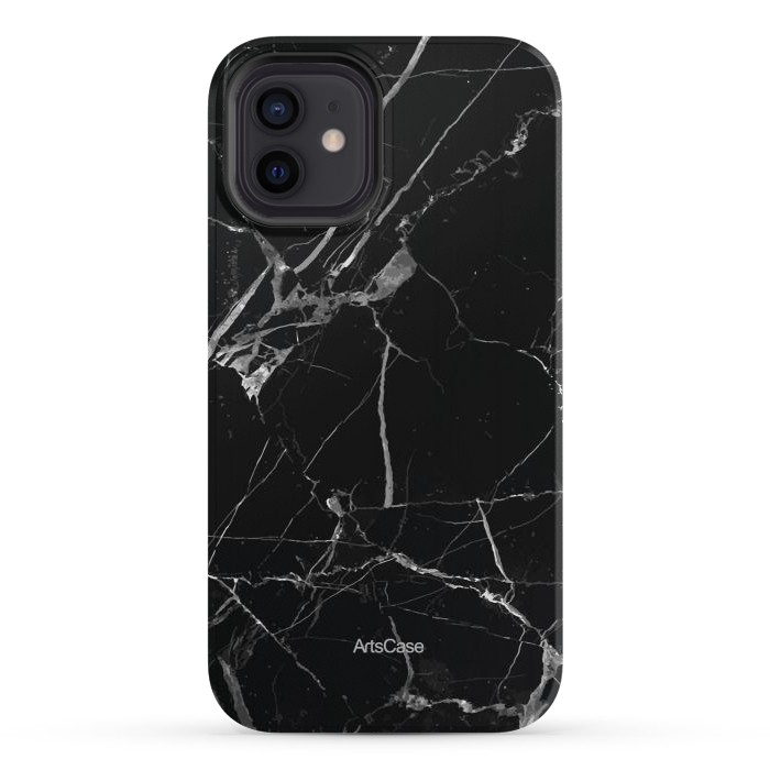 iPhone 12 StrongFit Noir Marble by ArtsCase