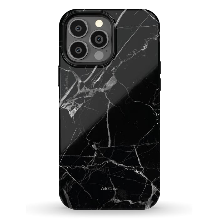iPhone 13 Pro Max StrongFit Noir Marble by ArtsCase