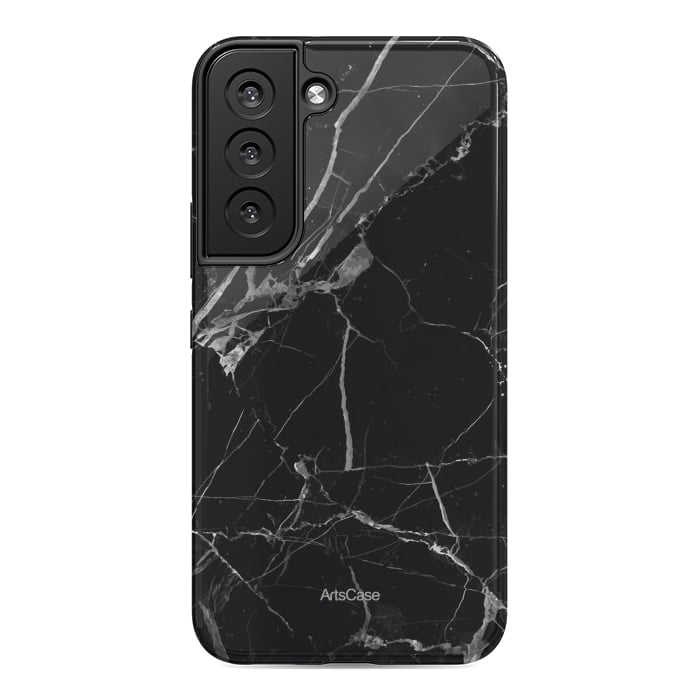 Galaxy S22 StrongFit Noir Marble by ArtsCase