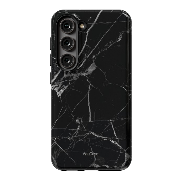 Galaxy S23 StrongFit Noir Marble by ArtsCase