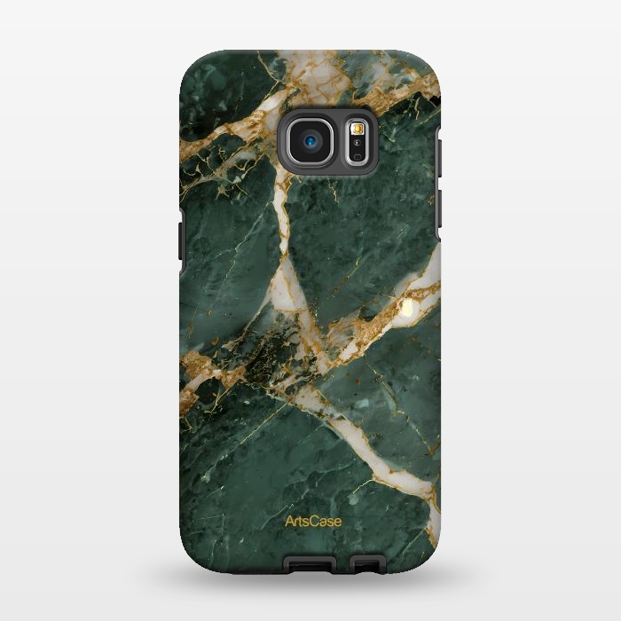 Galaxy S7 EDGE StrongFit Green Jungle  by ArtsCase