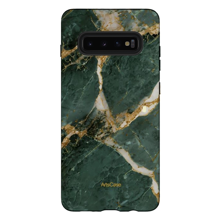Galaxy S10 plus StrongFit Green Jungle  by ArtsCase
