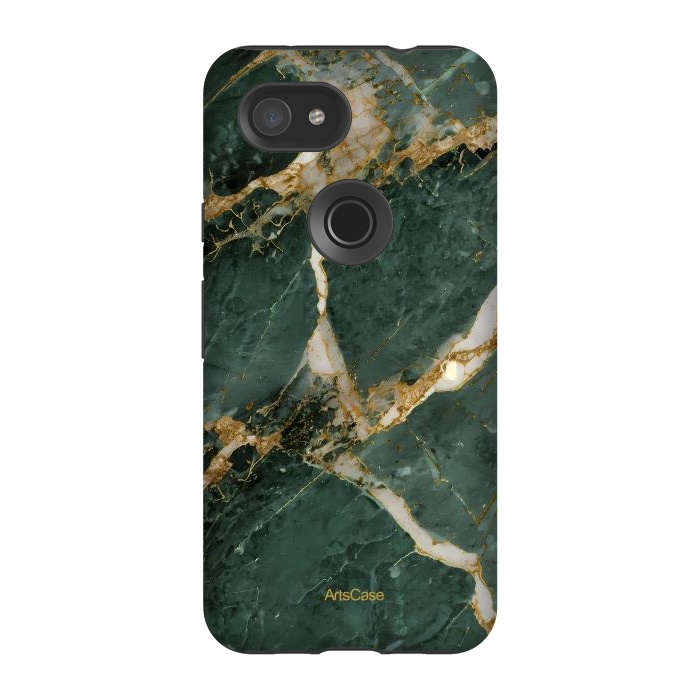 Pixel 3A StrongFit Green Jungle  by ArtsCase