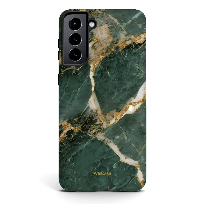 Galaxy S21 StrongFit Green Jungle  by ArtsCase