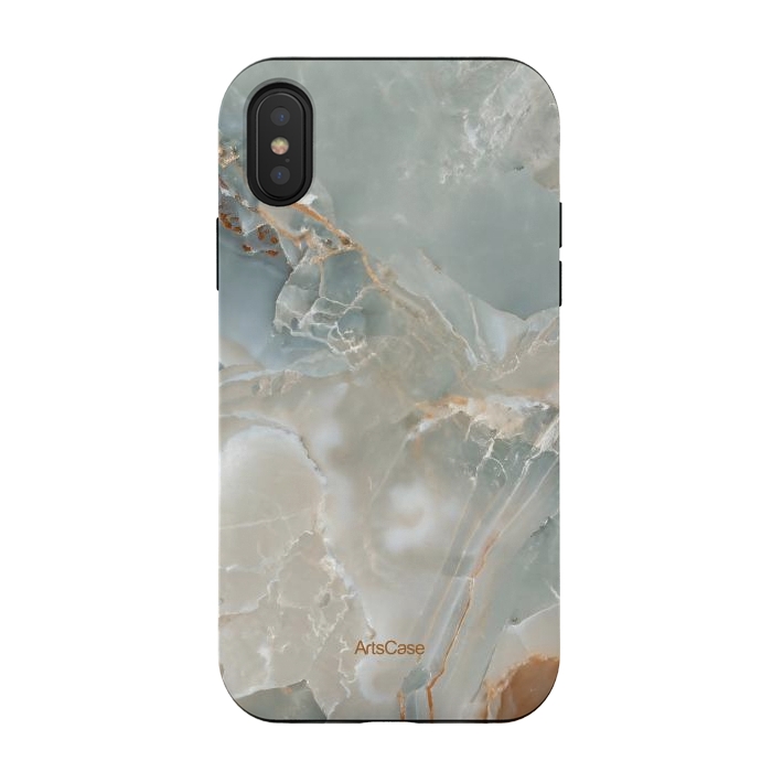 iPhone Xs / X StrongFit Gray Pastel by ArtsCase