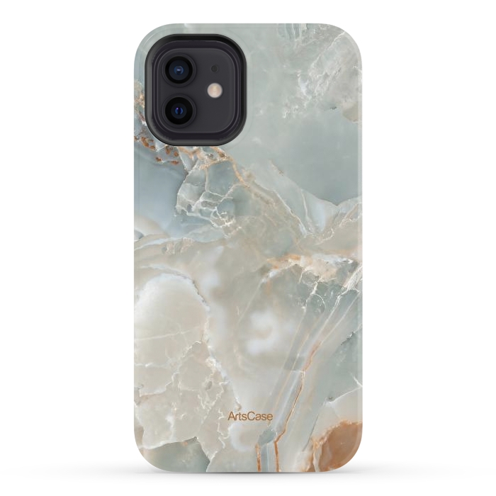 iPhone 12 StrongFit Gray Pastel by ArtsCase