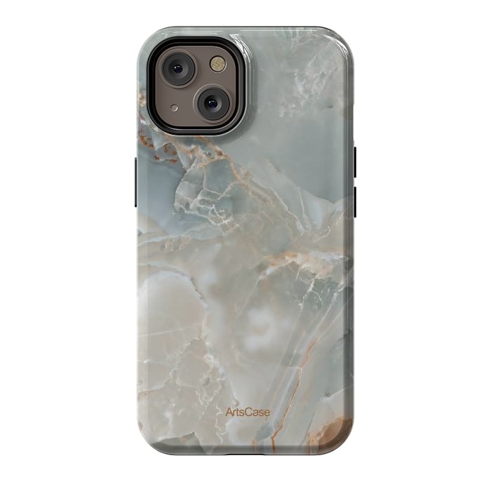 iPhone 14 StrongFit Gray Pastel by ArtsCase