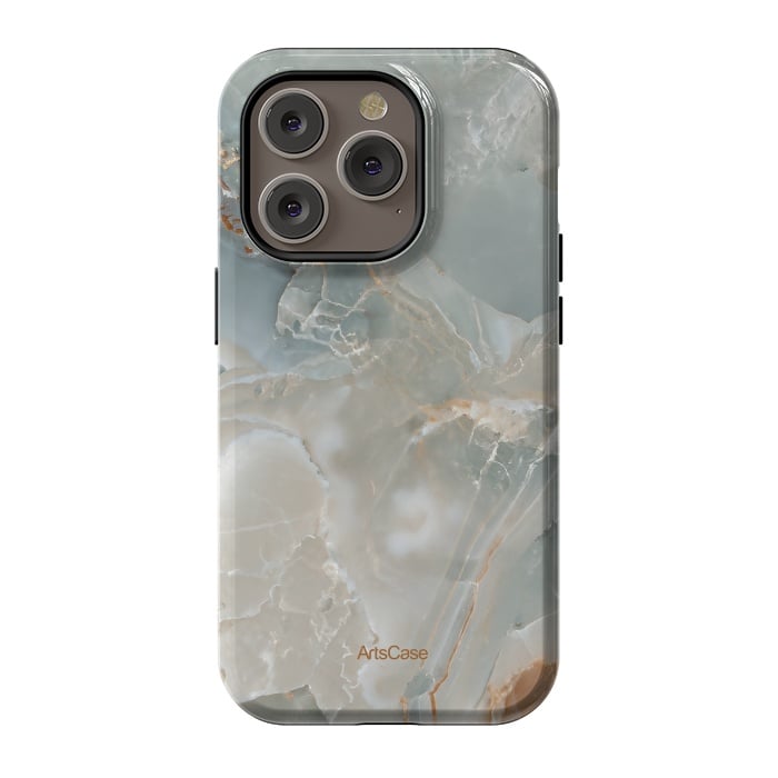 iPhone 14 Pro StrongFit Gray Pastel by ArtsCase