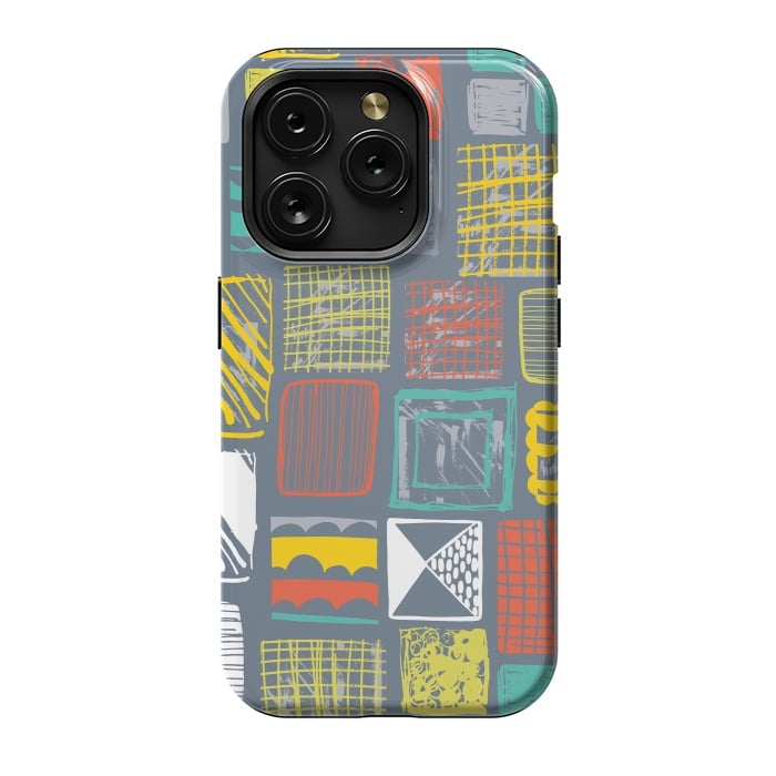 iPhone 15 Pro StrongFit Square Metropolis Leaves by Rachael Taylor