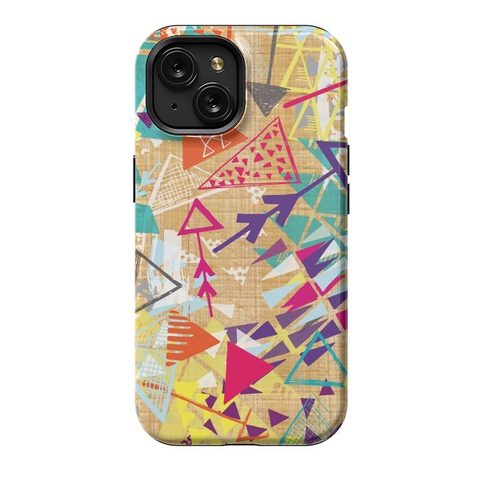 iPhone 15 StrongFit Tribal Arrows by Rachael Taylor